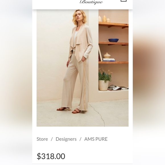 AMS Pure Jacket SS23 1910, Size Small, NWT MSRP $318 - Picture 13 of 13